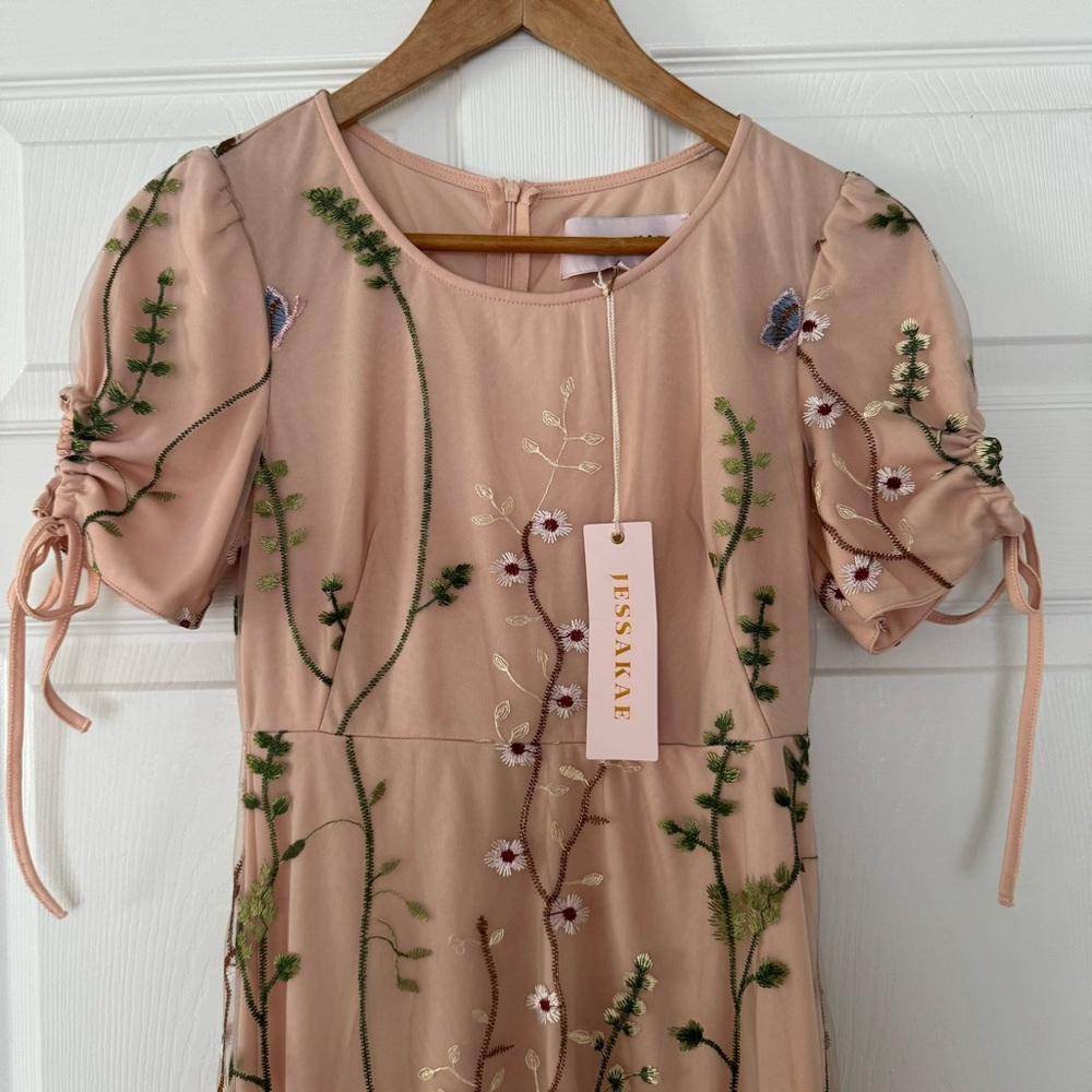 JessaKae Pink Floral Maxi Dress - Picture 5 of 8